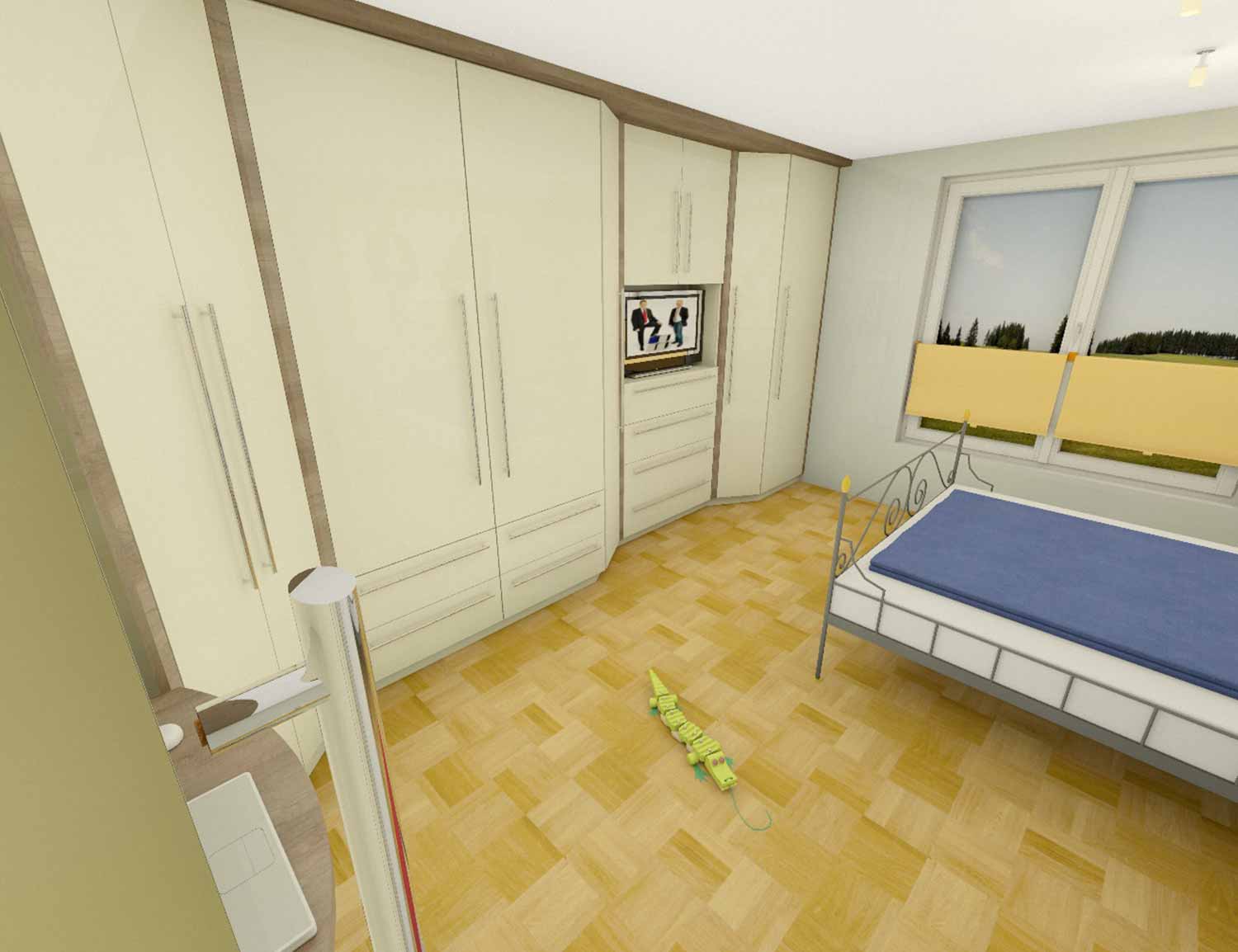 Möbelplanung Schlafzimmer